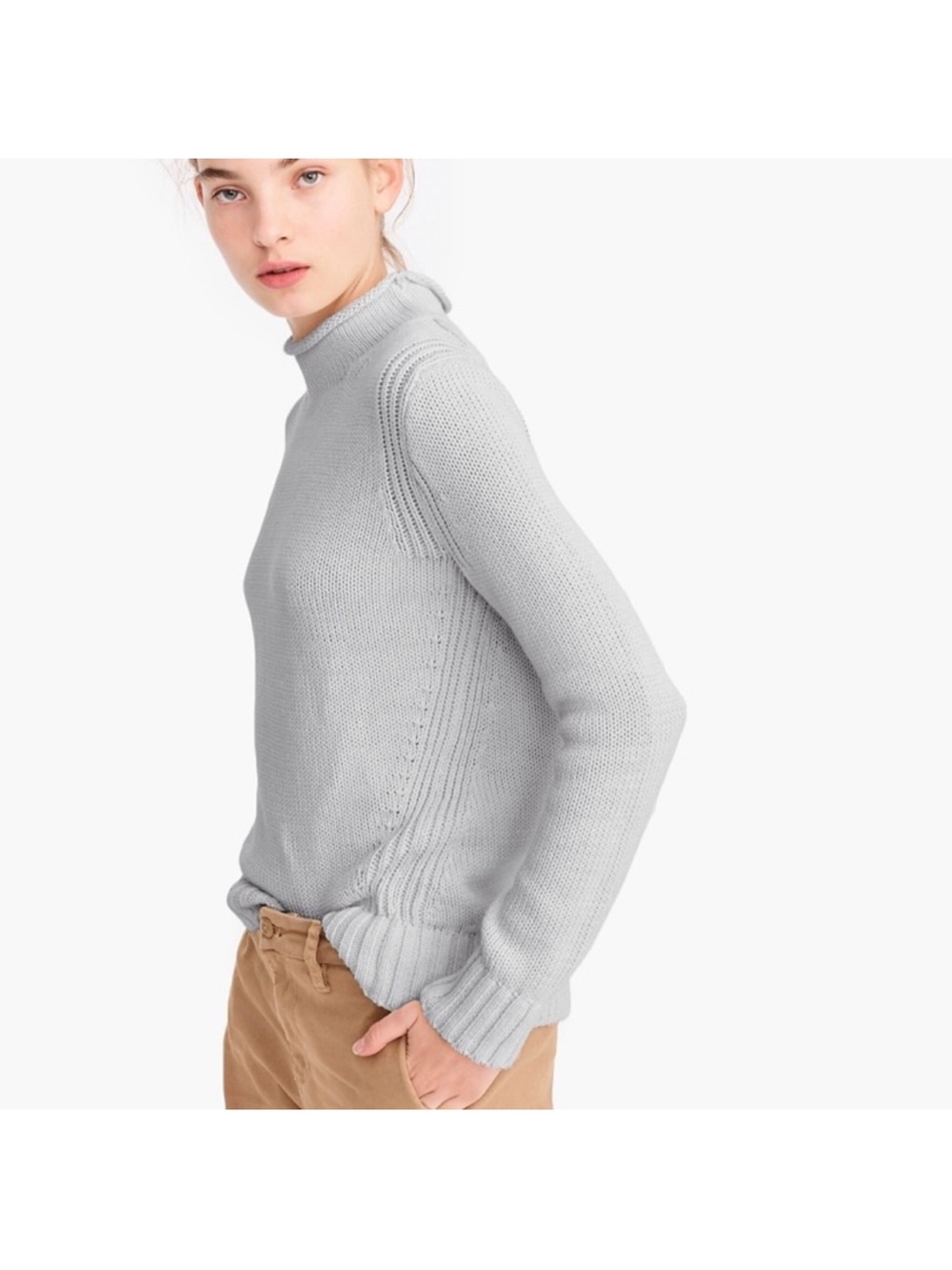 J.Crew Always Rollneck Cotton Sweater